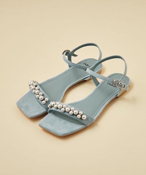 サンダル Web限定 サンダル10 ファッション パールライクビジュー Paypayモール店 サンダル10
