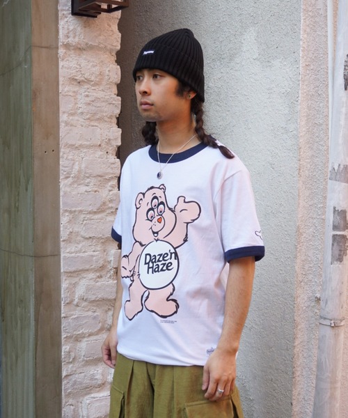 LANTIKI tシャツ 「DAZE'N HAZE」T-SHIRTS - Bear /リンガーT