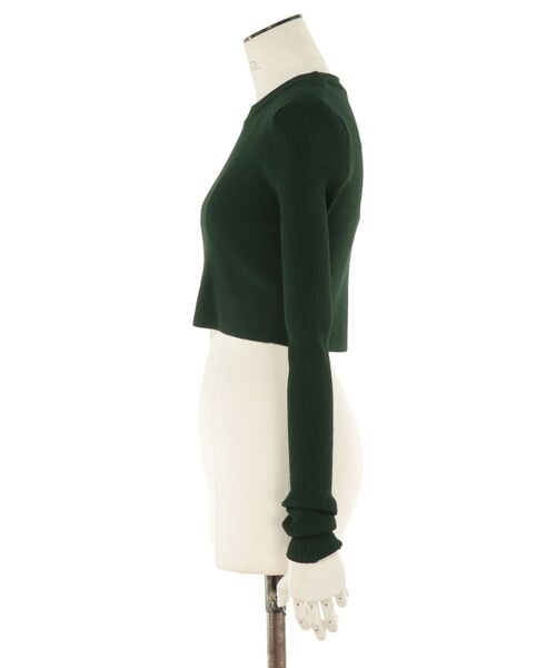 【Tomo】UN3D. ショートニット UN3D. ニット セーター SHORT KT TOP / ショートニットトップ