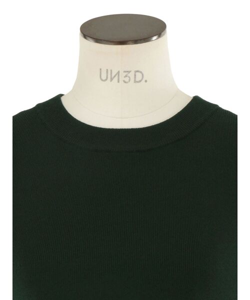 【Tomo】UN3D. ショートニット UN3D. ニット セーター SHORT KT TOP / ショートニットトップ