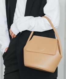 MODERN WEAVING レザーバッグ(未使用　内側シミあり) MODERN WEAVING ハンドバッグ WEAVING/モダンウィーヴィング