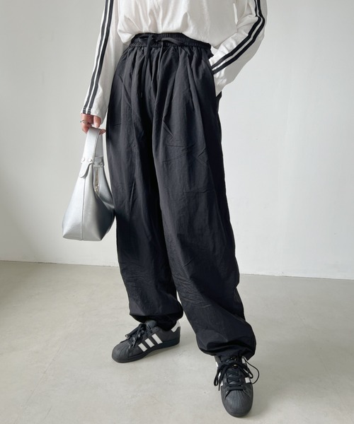 パンツ ボリュームパラシュートパンツ レディース : ZOZOTOWN