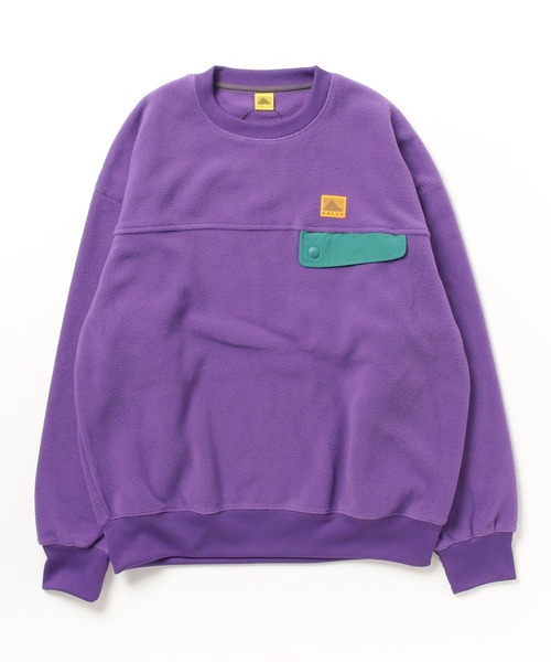 80s “Patagonia” capilene henry neck fleece pullover shirt made in