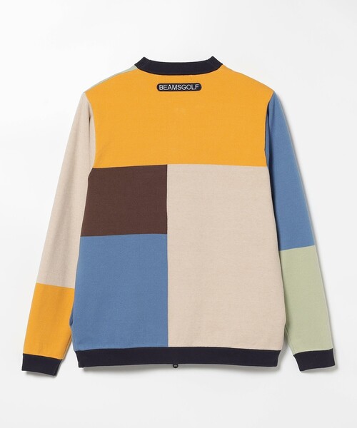カーディガン BEAMS GOLF ORANGE LABEL / エアシャット カラーブロック ニットカーディガン 人気・おすすめ｜使いやすい・旅行におすすめ セール中 全国発送 国内発送・品質保証付き商品