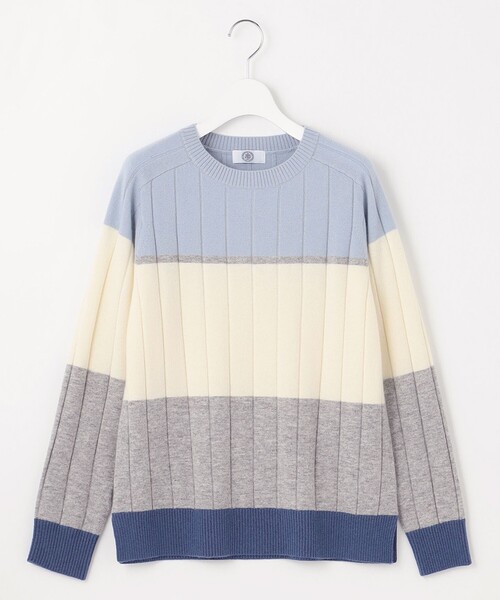 ニット セーター 「洗える」WOOL BLEND AIR カラーブロック ニット レディース J.PRESS ニット セーター 「洗える」WOOL BLEND AIR カラー