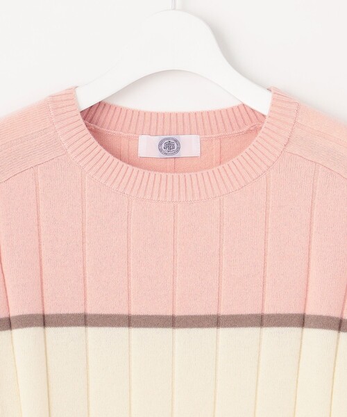 ニット セーター 「洗える」WOOL BLEND AIR カラーブロック ニット レディース J.PRESS ニット セーター 「洗える」WOOL BLEND AIR カラー