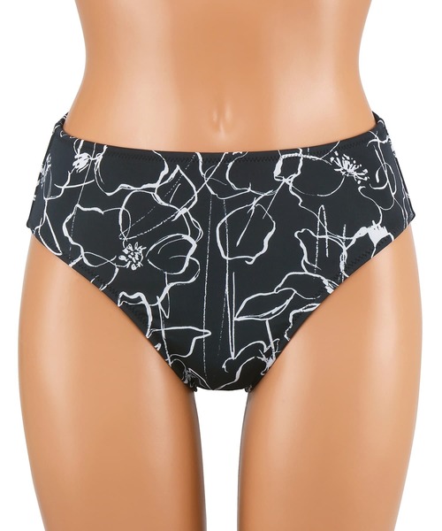 三愛リゾート タンキニ ネイビー 9M 花柄水着 サンアイリゾート San-ai Resort 三愛水着楽園 水着 ノンワイヤー水着 9M「San-ai Resort