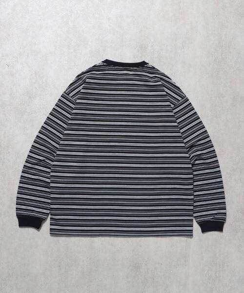 ffein tシャツ 「FFEIN(フェイン)」 ロゴ刺繍マルチボーダー