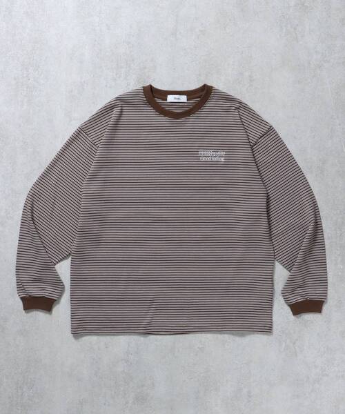 ffein tシャツ 「FFEIN(フェイン)」 ロゴ刺繍マルチボーダー