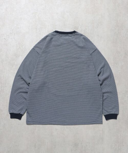 t8【MSGM】ボーダーフリンジクルーネックTシャツ/マルチカラー ffein tシャツ 「FFEIN(フェイン)」 ロゴ刺繍マルチボーダー