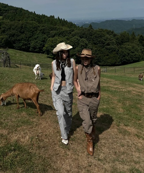 ベスト ジレ NG cargo vest レディース Nope Girl ベスト ジレ NG cargo vest レディース : ZOZOTOWN