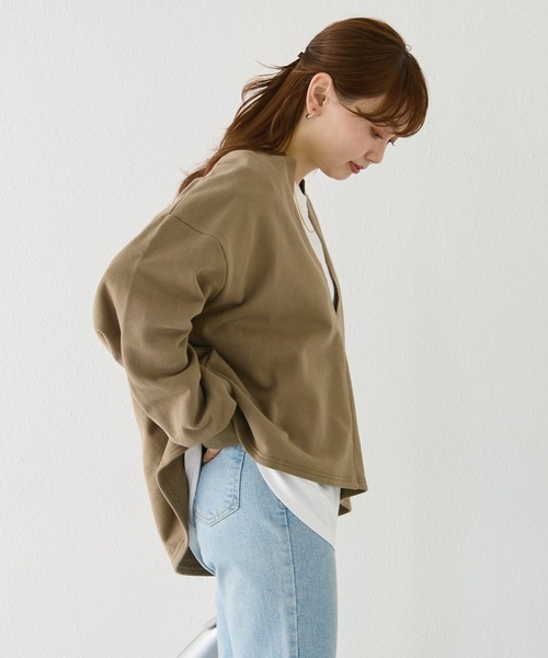 LAVEANGE（ラビアンジェ） トレーナー スウェット Vネックスエット