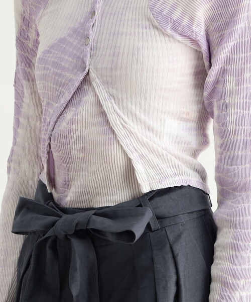 BACCA（バッカ） tシャツ タイダイコットン ショートカーディガン