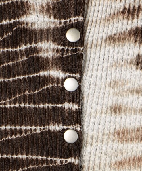 BACCA（バッカ） tシャツ タイダイコットン ショートカーディガン