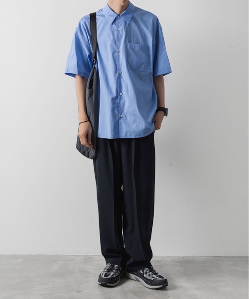 ATTACHMENT 半袖シャツ ホワイト サイズ2 ATTACHMENT｜アタッチメントのシャツ/ブラウス（半袖）通販