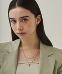 ネックレス 2連コインネックレス レディースの詳細画像1