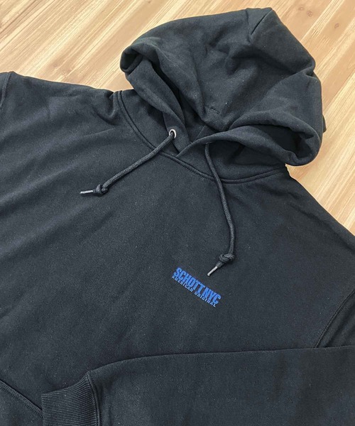 Schott ショット OUR PAST IS OUR FUTURE HOODED SWEAT パーカー Schott N.Y.C パーカー OUR PAST IS FUTURE HOODED SWEAT メンズ
