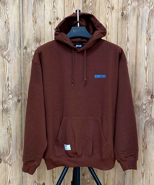 Schott ショット OUR PAST IS OUR FUTURE HOODED SWEAT パーカー Schott N.Y.C パーカー OUR PAST IS FUTURE HOODED SWEAT メンズ