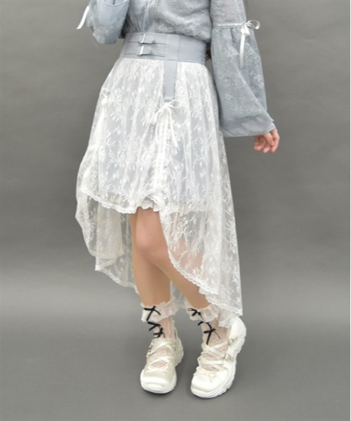axes femme POETIQUE スカート コルセットレイヤードスカート