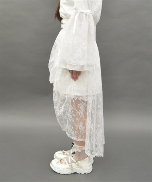 axes femme POETIQUE スカート コルセットレイヤードスカート