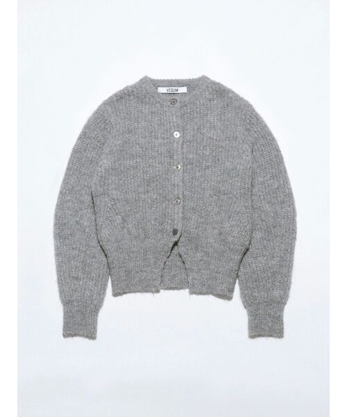 高級品市場 カーディガン VEQUM 「VEQUM」CREW レディース CD FLUFFY NECK トップス