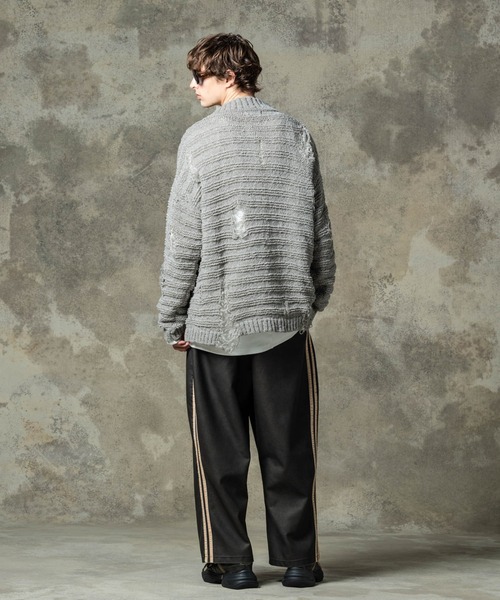 glamb（グラム） セーター ニット Crush Mock Neck Knit / クラッシュ 