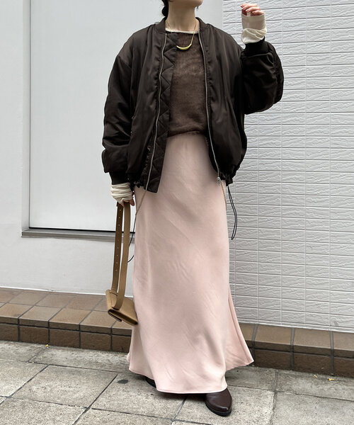 DouDou コート アウター リバーシブルMA1 レディース : ZOZOTOWN