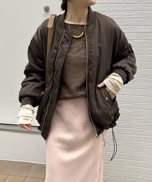 DouDou アウター リバーシブルMA1 レディース : ZOZOTOWN Yahoo!店 