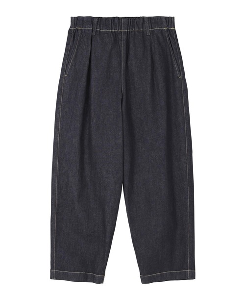 美品 プランテーション コットンストレッチデニム/パンツ S ウエストゴム Plantation（プランテーション） パンツ コットンストレッチデニム