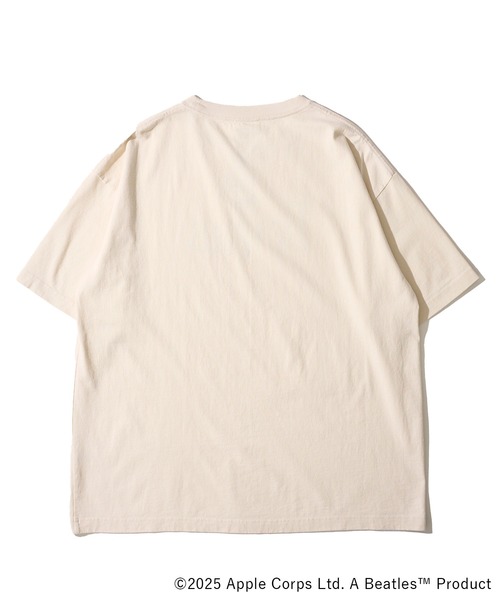 tシャツ 「THE BEATLES/ザ ビートルズ」ピグメント加工ロゴプリントTシャツ レディース メンズ The Beatles tシャツ 「THE BEATLES/ザ ビートルズ」ピグメント