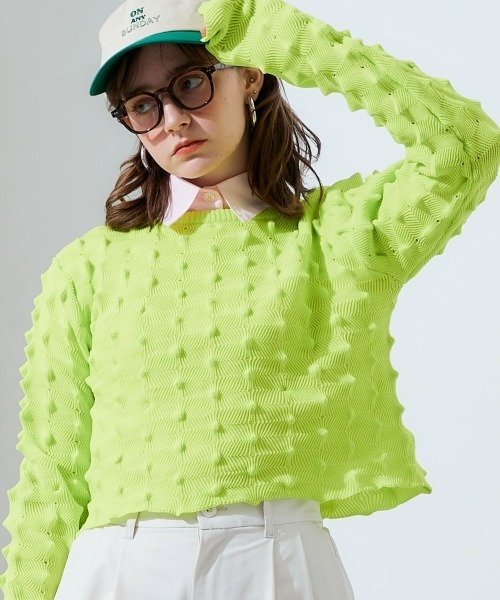 TTOL tシャツ トゲトゲニットトップ レディース : ZOZOTOWN Yahoo!店