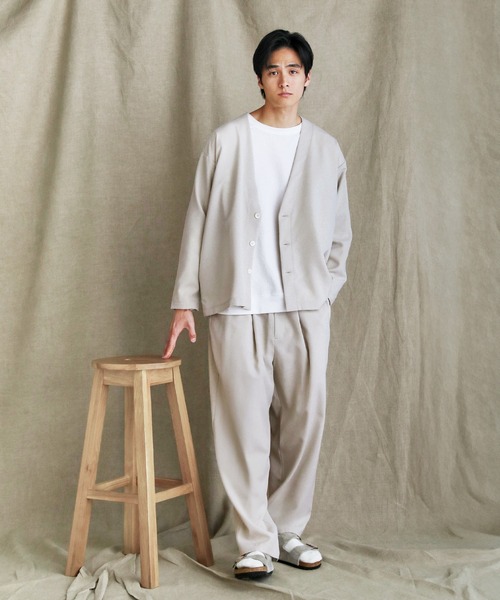 VERON（ヴァロン） パンツ 日本製Naturemier TECHリネンライク
