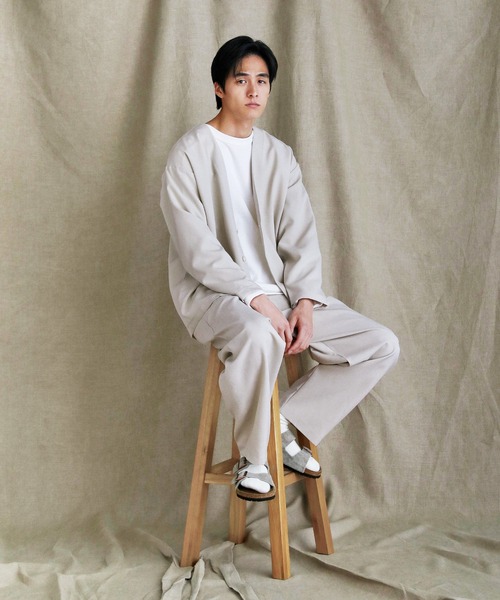 VERON（ヴァロン） パンツ 日本製Naturemier TECHリネンライク