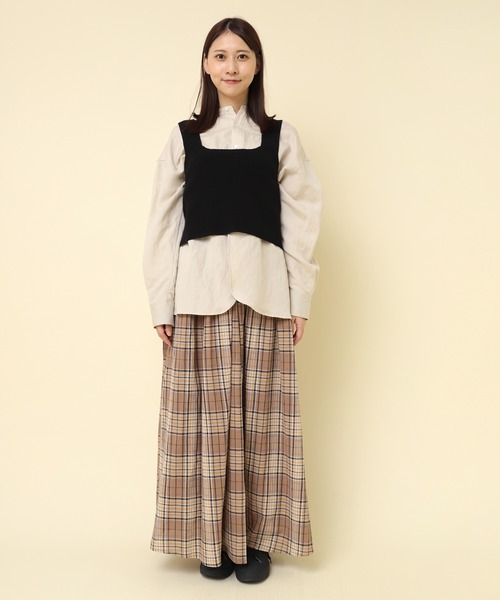 ベスト ジレ K2715 コットン片畦２ＷＡＹキャミベスト レディース RNA-N ベスト ジレ K2715 コットン片畦2WAYキャミベスト