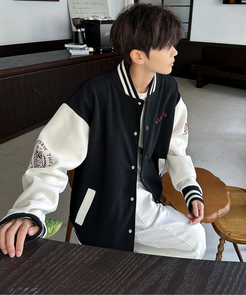 CONVERSE（コンバース） スタジャン X-LARGE ネイビー メンズ