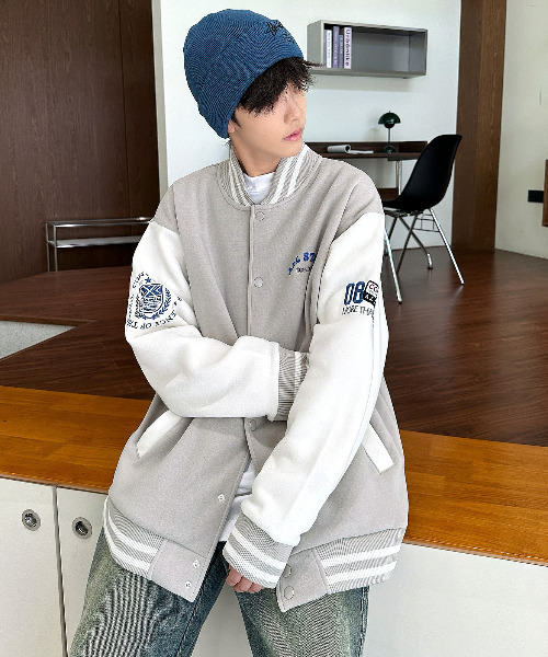 CONVERSE（コンバース） スタジャン X-LARGE ネイビー メンズ