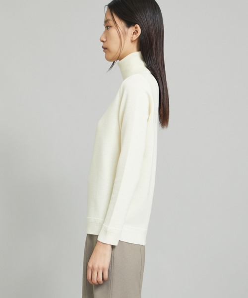 「WRAPINKNOT」 タートルネックニット 1 ライム レディース_画像7