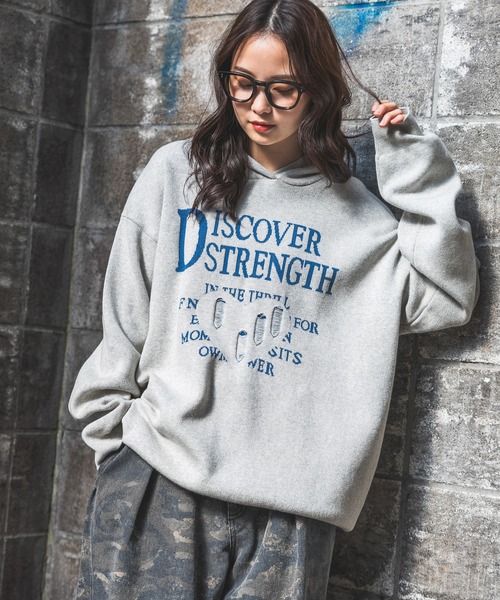 ニット セーター 「UNISEX」ハートモチーフニットパーカー レディース メンズ