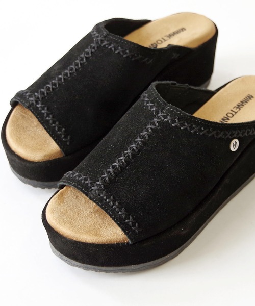 MINNETONKA  ミネトンカ グルカサンダル 厚底サンダル セール】ミネトンカ MINNETONKA アンクルストラップサンダル