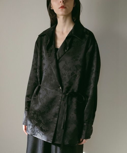 MANOF（マノフ） ブラウス シャツ JACQUARD CACHECOEUR SHIRT