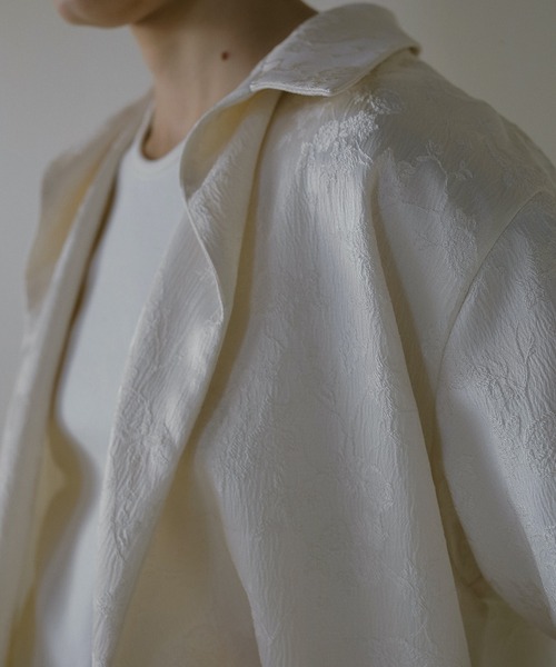 MANOF（マノフ） ブラウス シャツ JACQUARD CACHECOEUR SHIRT