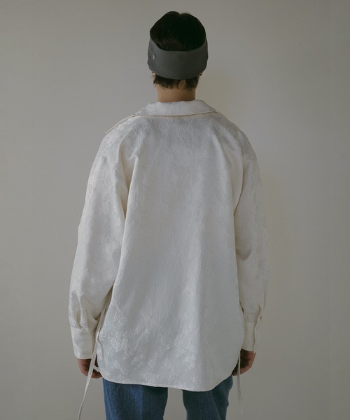 MANOF（マノフ） ブラウス シャツ JACQUARD CACHECOEUR SHIRT