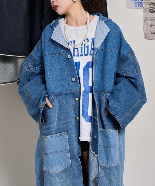 ssstein(シュタイン)/OVERSIZED SINGLE BREASTED LONG JACKET