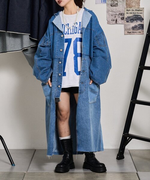 ssstein / シュタイン】OVERSIZED SINGLE BREASTED LONG JACKET