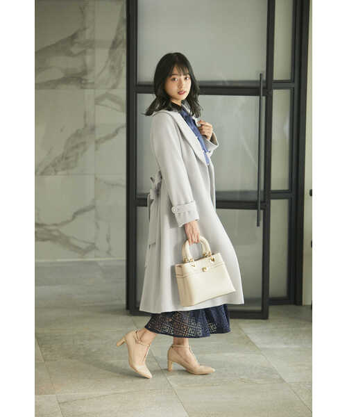 「PROPORTION BODY DRESSING」 チェスターコート SMALL ブラウン レディース_画像7