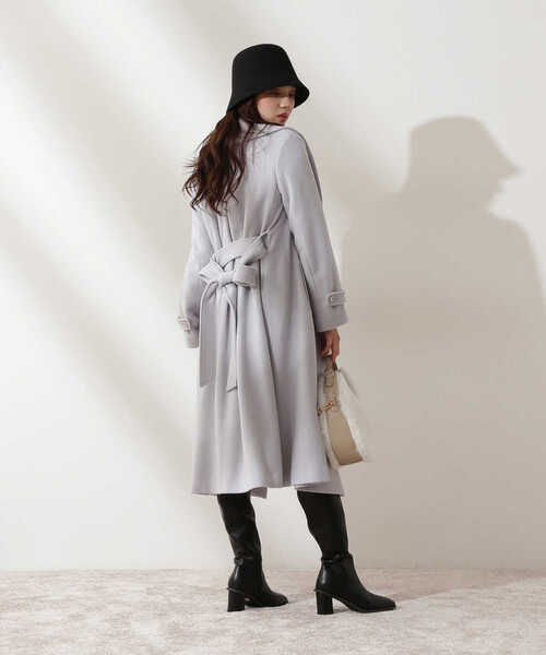 「PROPORTION BODY DRESSING」 チェスターコート SMALL ブラウン レディース_画像9