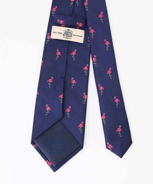 J.PRESS（J.プレス） ネクタイ 「JOKE TIE COLLECTION」フラミンゴ