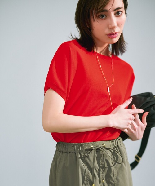 23区 ニット セーター 「新色追加/洗える」レーヨンポリエステル