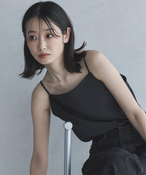 ブラウス シャツ サテンキャミソール レディース feepur サテンキャミソール レディース : ZOZOTOWN Yahoo!店