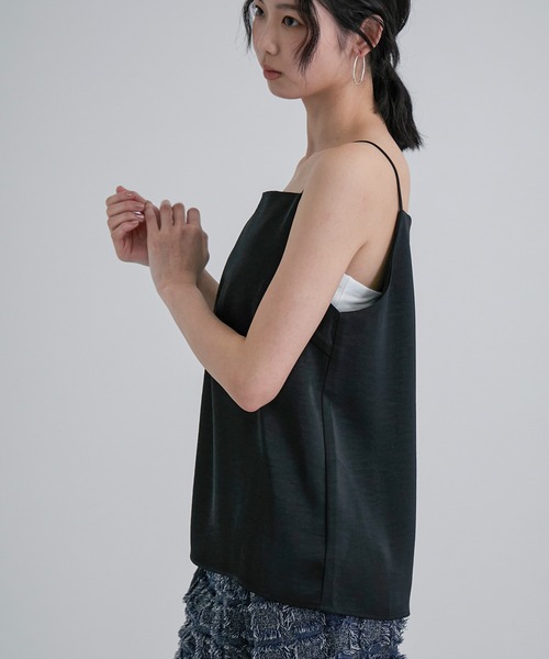 シャツキャミソール セール☆1490円→990円 外で着られるブラトップス OUT BRA
